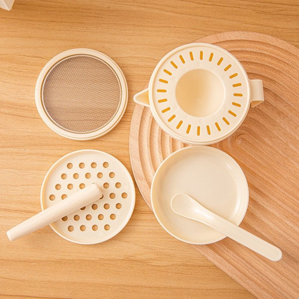 Baby Food Set - 7Pcs Portable Food Grinding Bowl Set