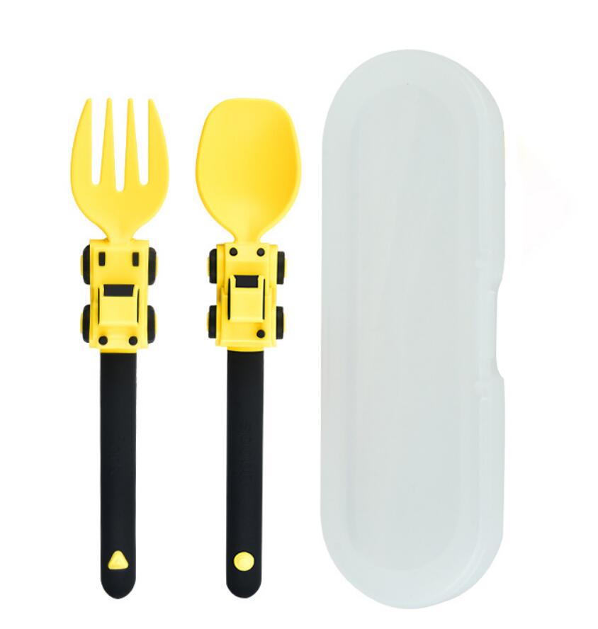 Baby Food Set - Children's Food Supplement Spoon And Fork,