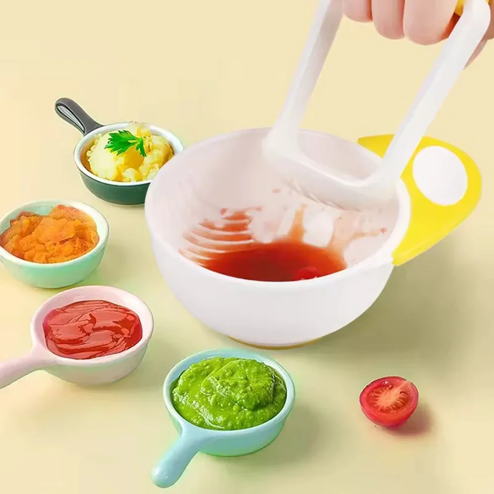 Baby Food Set - Masher Bowl Mash and Serve 2pcs
