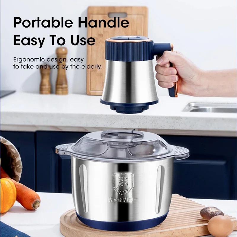Baby Food Processor - 5L Electric Meat Grinder Large Capacity