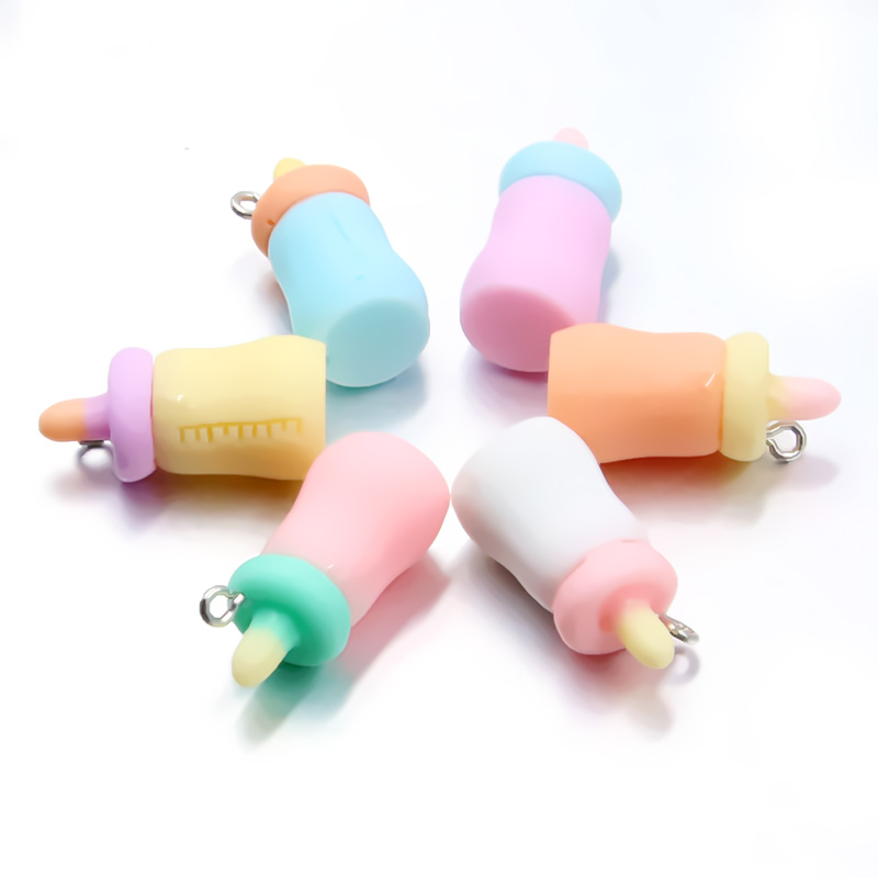 Baby Food Processor - 10Pcs 12X26MM 6 Color Charms Baby