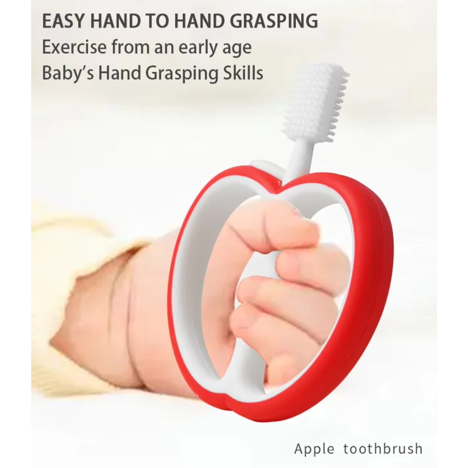 Cute Apple Silicone Teether, F - Baby Food Apple review and price