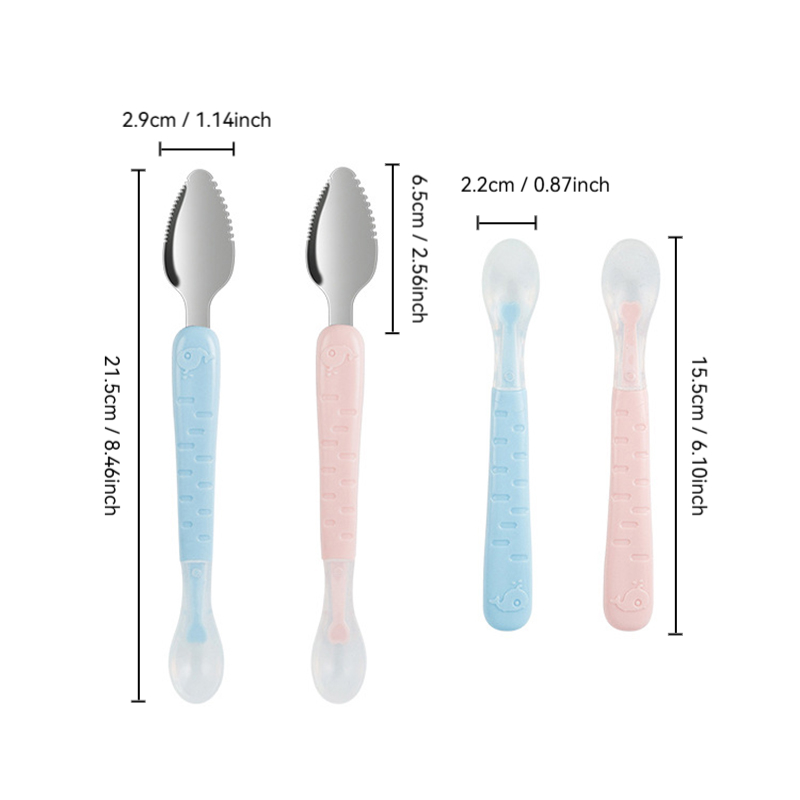 Baby Food Scraper Spoon - Dual - Baby Food Apple review and price