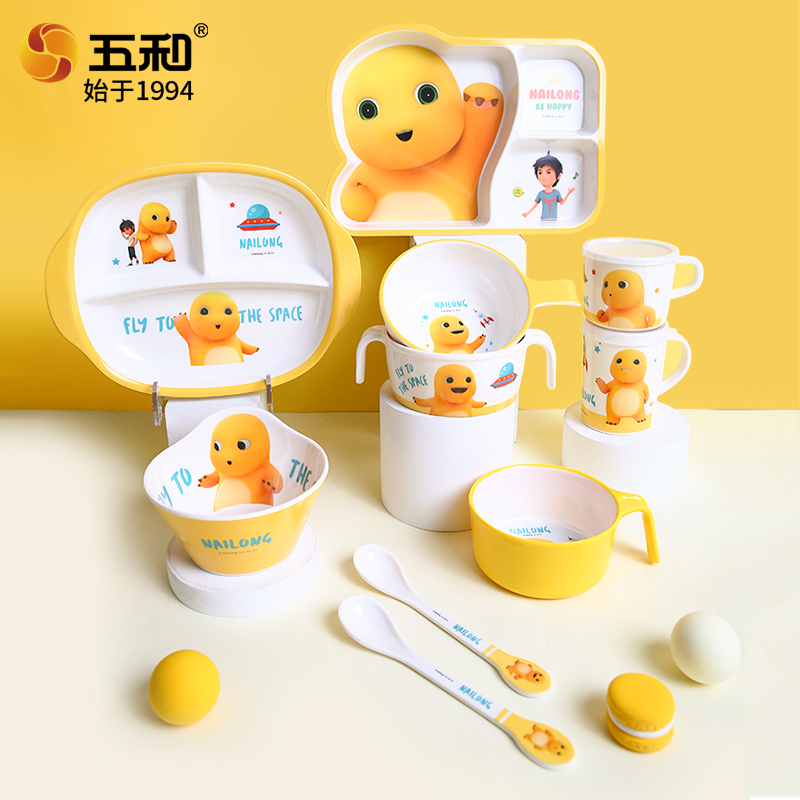 NAILONG Cute Tableware Anime t - Baby Rice Food review and price