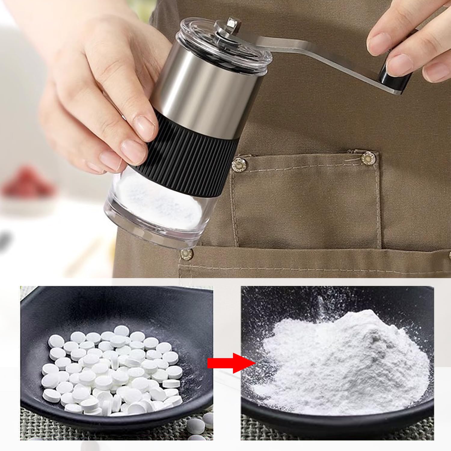 Pill Crusher with Pill Cutter  - Baby Food Scissors review and price