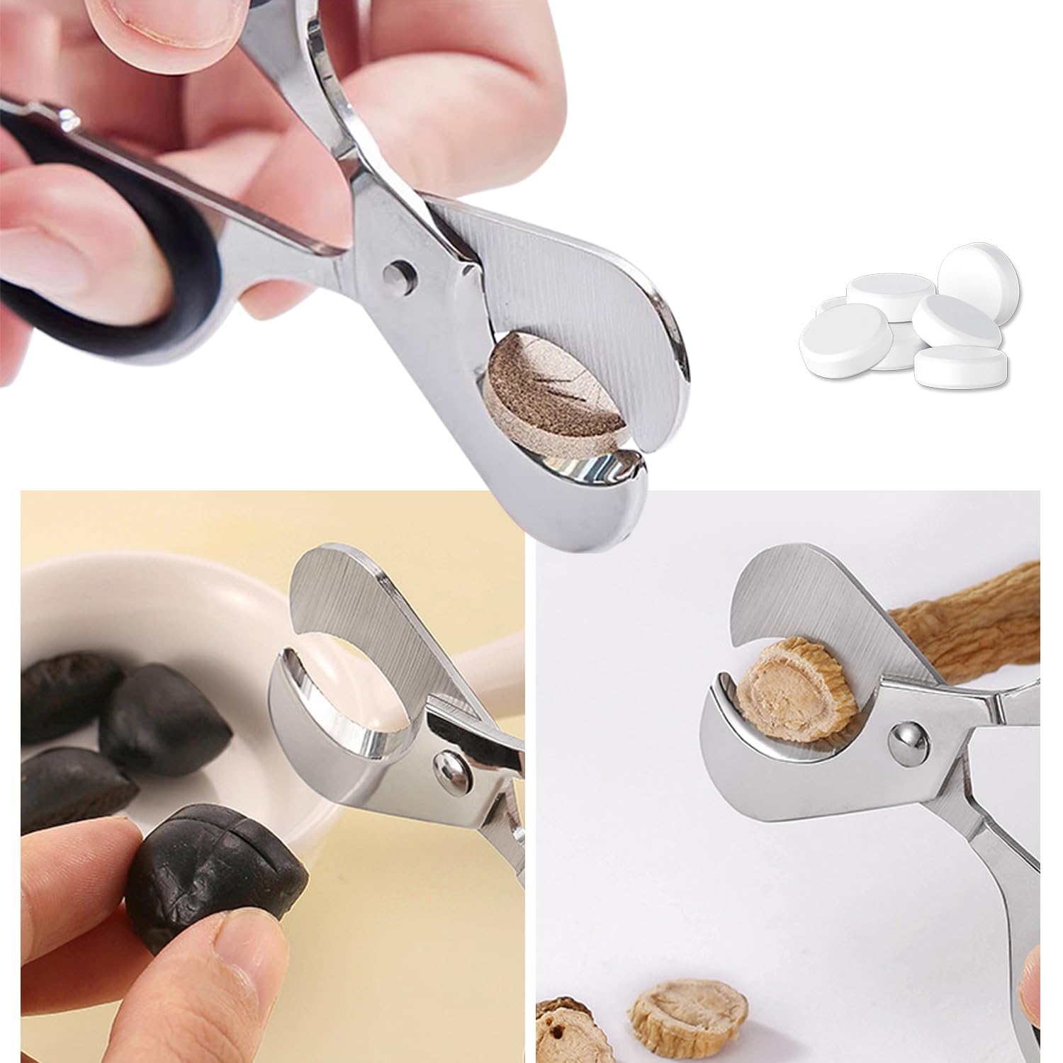 Pill Crusher with Pill Cutter  - Baby Food Scissors review and price