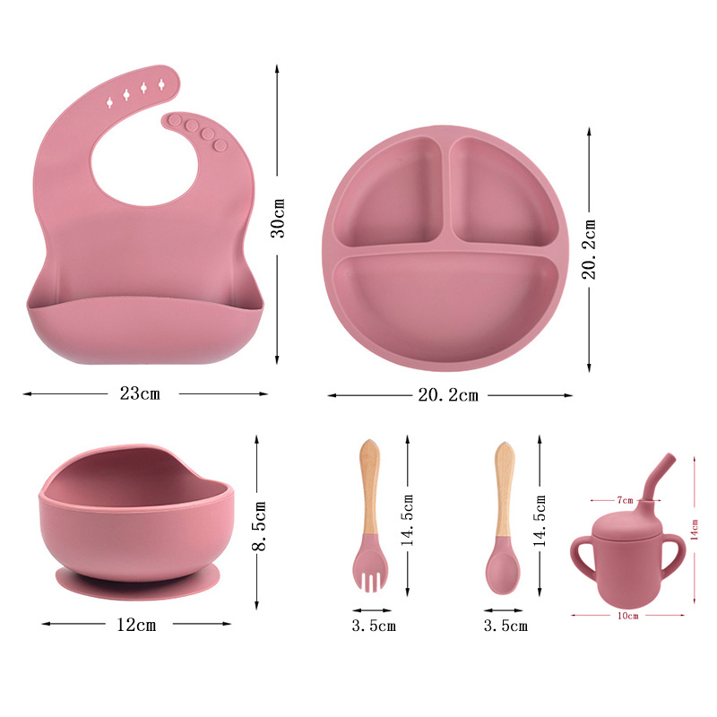 Children's silicone tableware  - Baby Food Set review and price