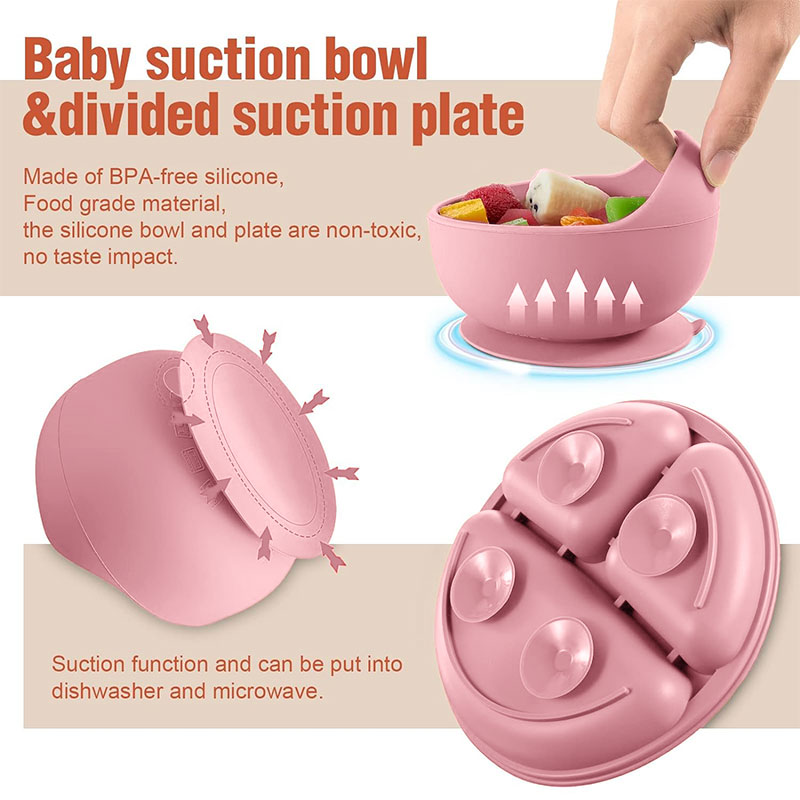 Children's silicone tableware  - Baby Food Set review and price