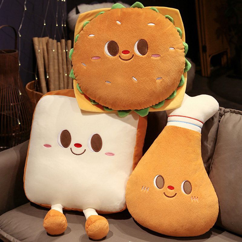 Fried Chicken Burger Plush Toy - Baby Food With Chicken review and price