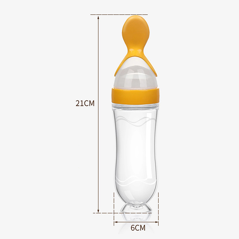 Squeezing Feeding Bottle Silic - Baby Rice Food review and price