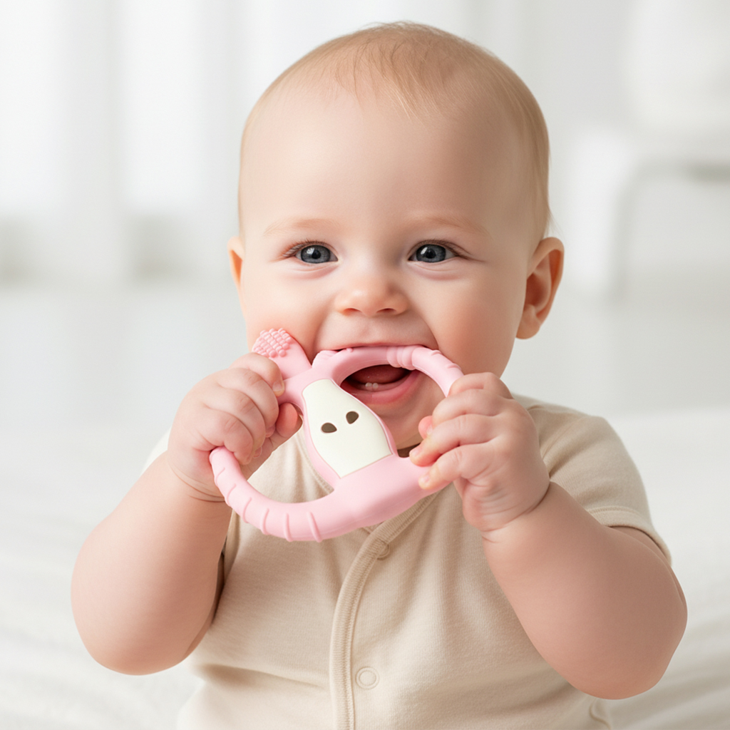 Food-Grade Silicone Vibrating  - Baby Food Apple review and price