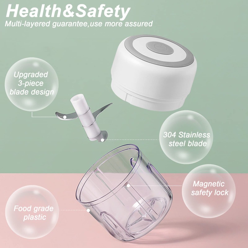 250ML Electric Garlic Grinder  - Baby Food Processor review and price
