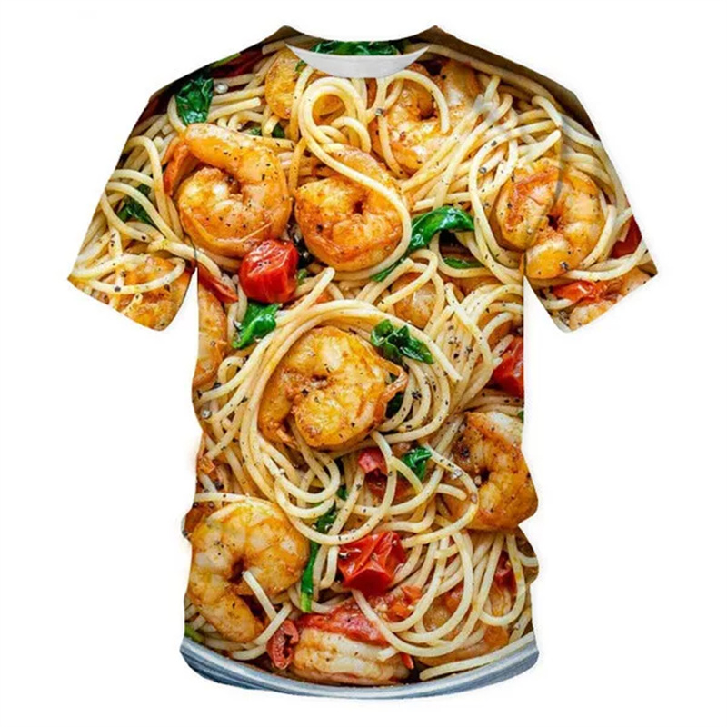 Fried Chicken Pasta Graphic T- - Baby Food With Chicken review and price