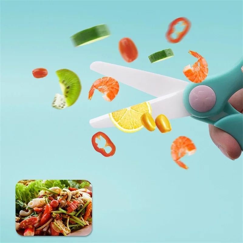 Ceramic Blade Kitchen Food Sci - Baby Food Scissors review and price