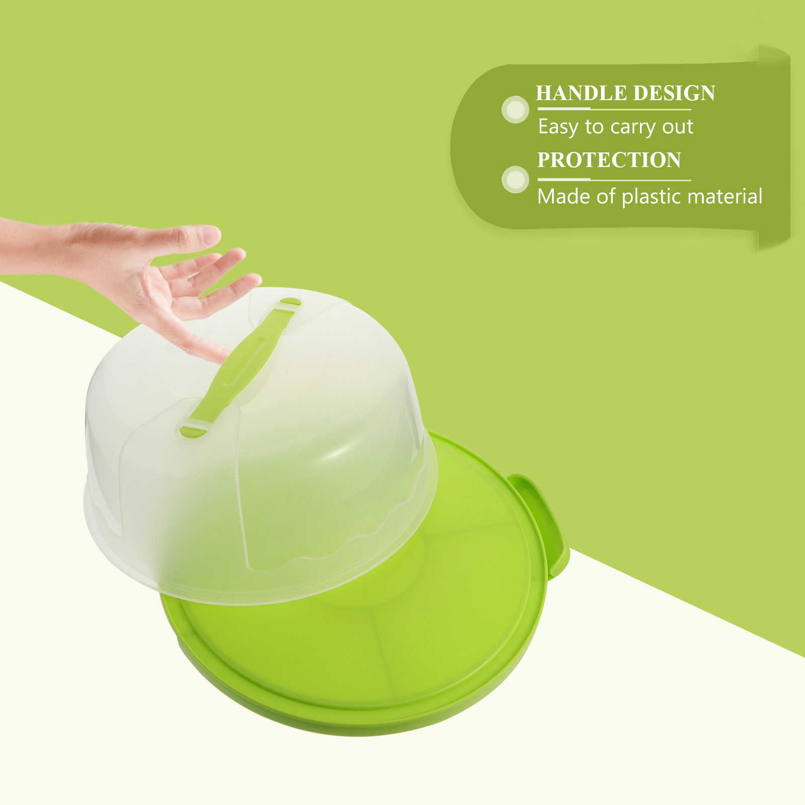 1Pcs 8 Inch Round Transparent  - Baby Food Grade review and price