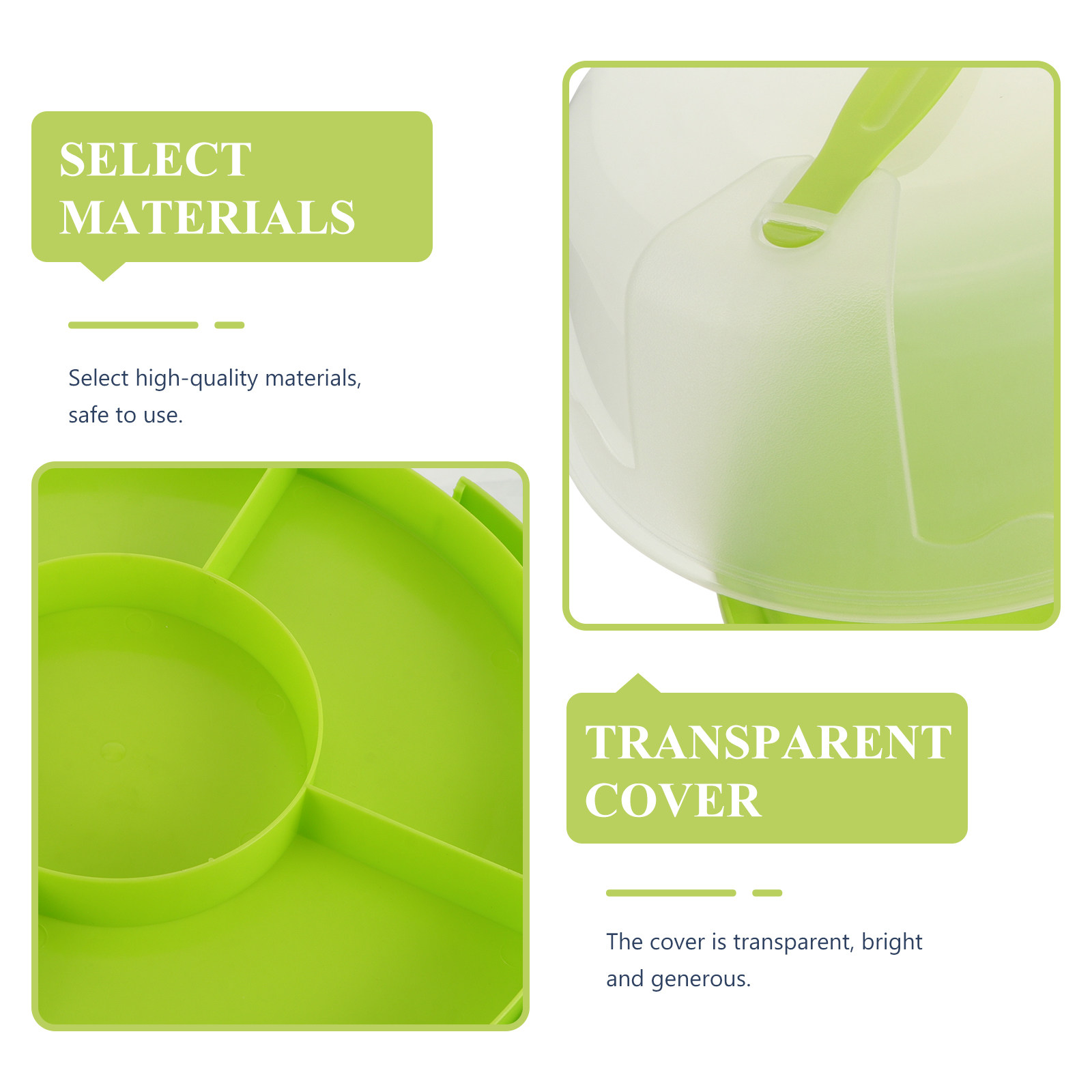 1Pcs 8 Inch Round Transparent  - Baby Food Grade review and price