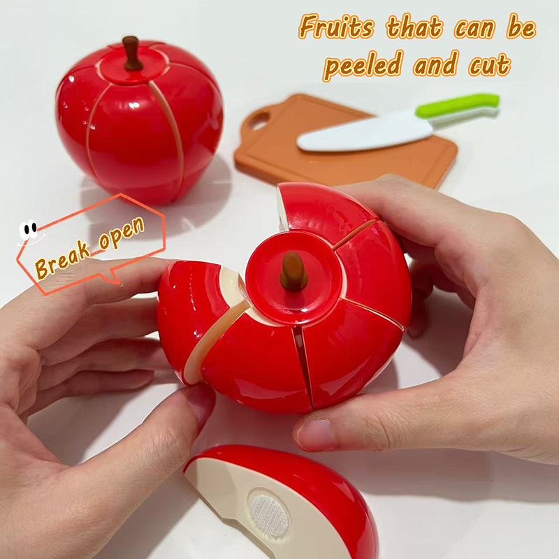 Kid Cutting Fruit Kitchen Toy  - Baby Food Apple review and price
