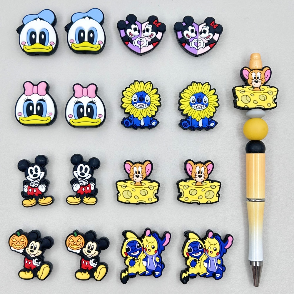 10PC DIY Cartoon Mini Silicone - Baby Food Grade review and price