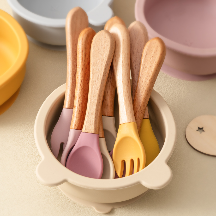 2PCS Baby Learning Spoons Uten - Baby Food Set review and price
