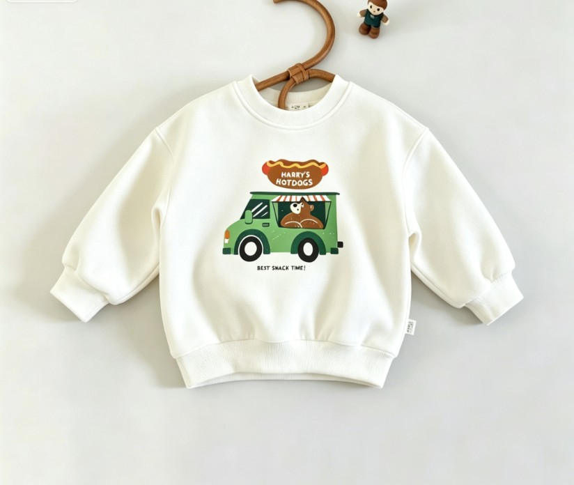 Small Child Crewneck Sweatshir - Baby Food Apple review and price
