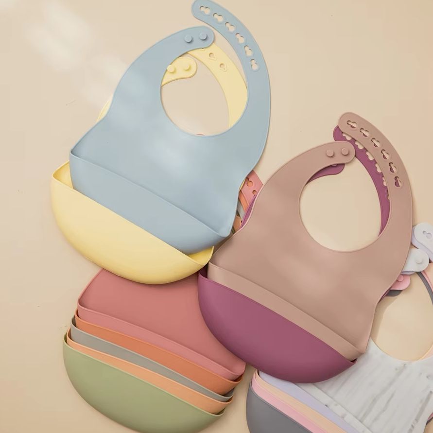 1pc Adjustable Baby Silicone B - Baby Food Grade review and price